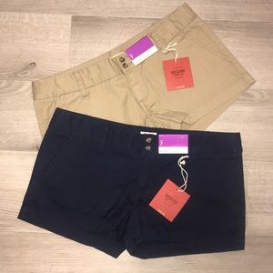 Mossimo Short Shorts Pair